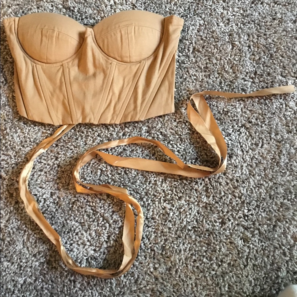 Shein bra corset top